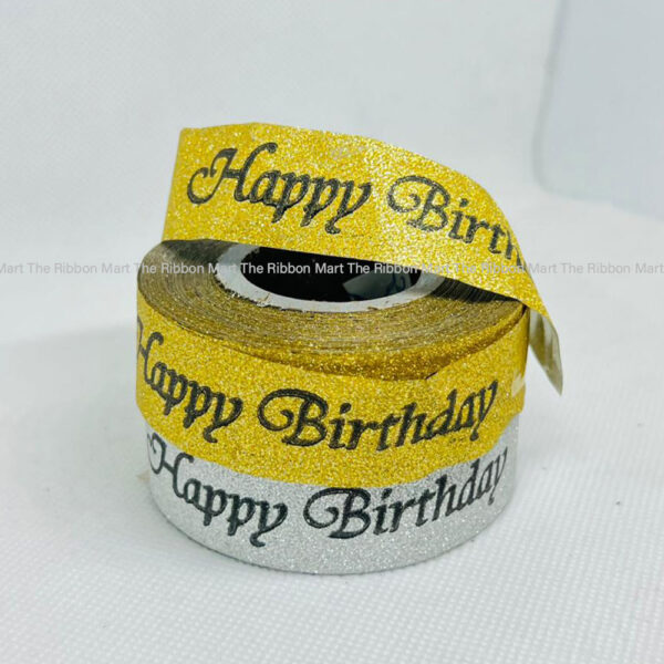 Happy birthday Shining Paper Ribbon