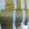 Gold Rhinestone Ribbon (3 Sizes) - The Ribbon Mart