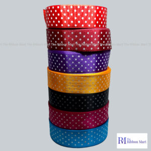 Polka Dot Satin Ribbon