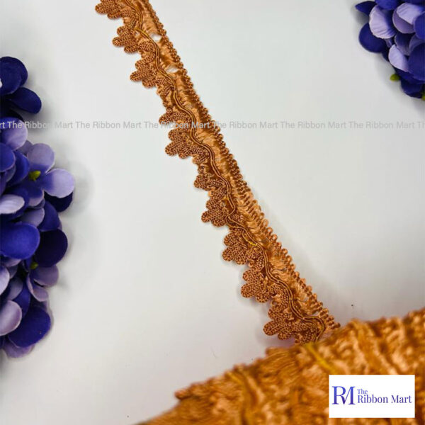 Copper Cotton Lace Trim