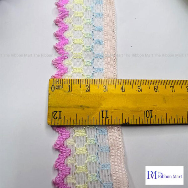 Multi Colour Cotton Lace Trim - Image 2